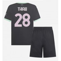 AC Milan Malick Thiaw #28 Tredjeställ Barn 2024-25 Korta ärmar (+ Korta byxor)